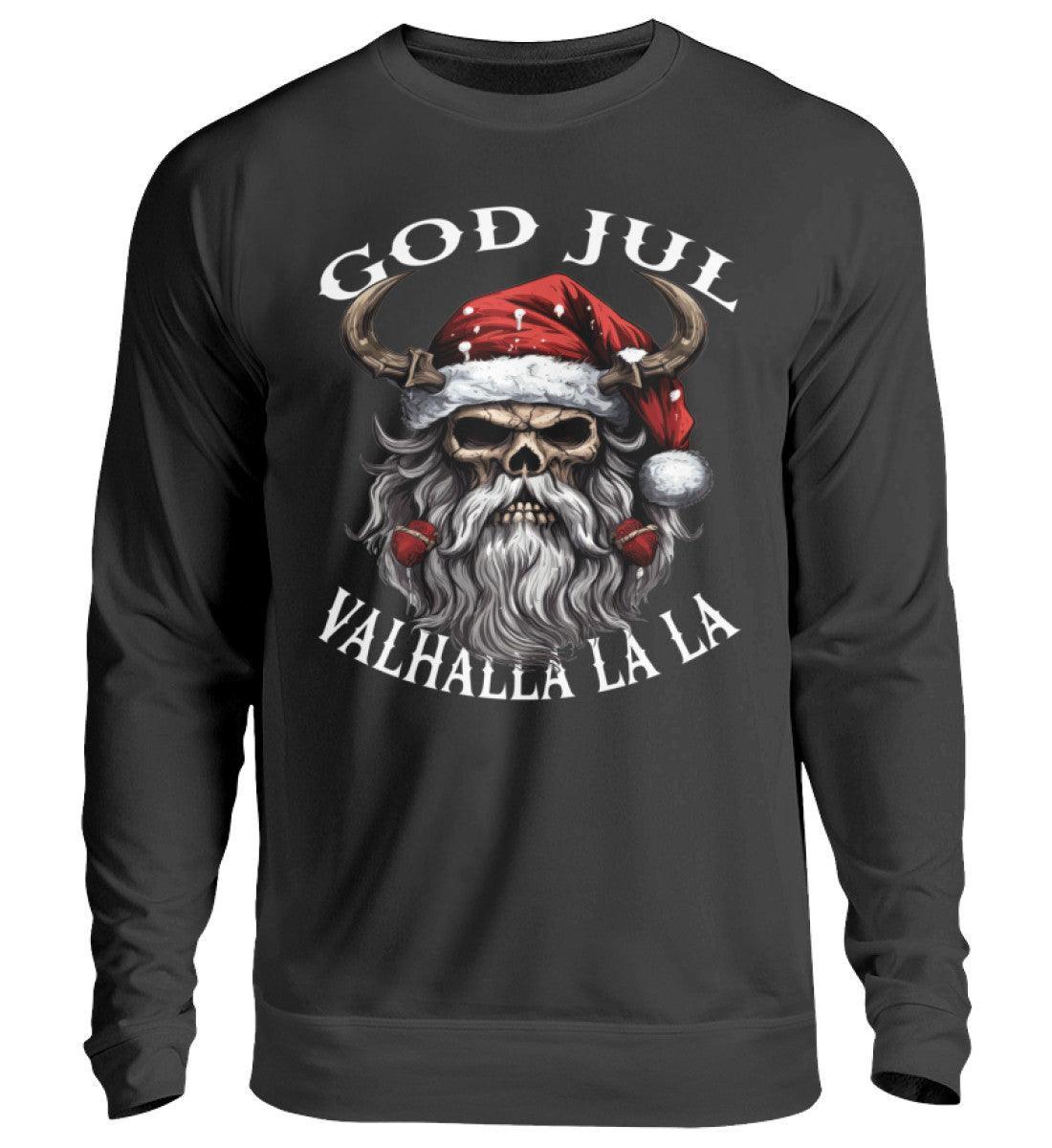 Wikinger Weihnachts God Jul-Sweatshirt: "Festlicher Nordischer Krieger" - Nordic Viking Wear