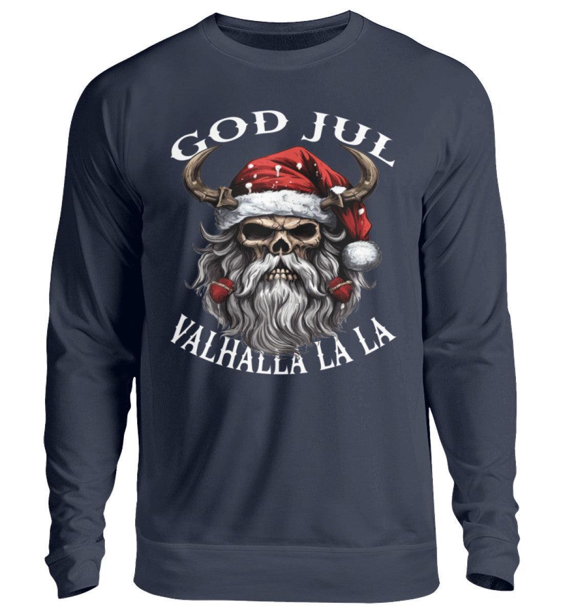 Wikinger Weihnachts God Jul-Sweatshirt: "Festlicher Nordischer Krieger" - Nordic Viking Wear