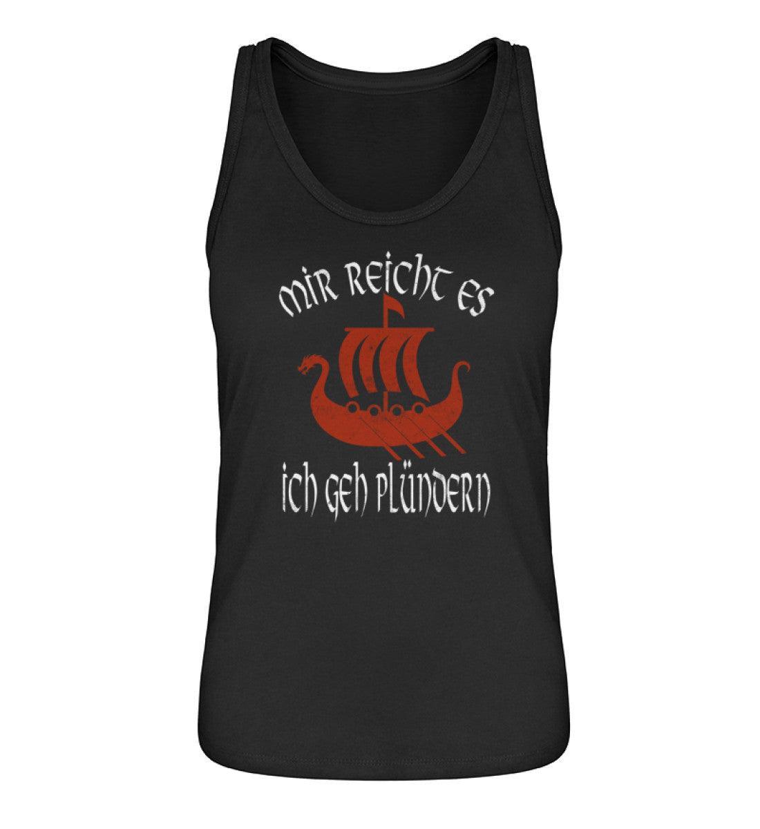 Schildmaiden "Ich geh plündern" Tank Top – Ruf des Wikinger-Abenteuers - Nordic Viking Wear