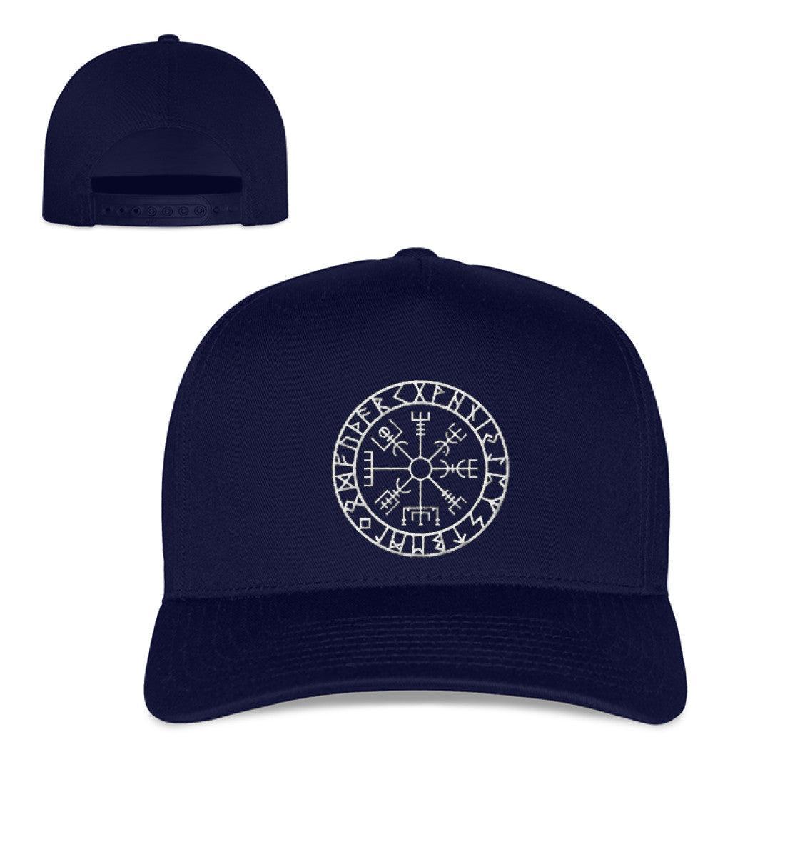 Wikinger Vegvisir Snapback Kappe - FLEXFIT Curved Classic für Schildmaiden und Nordische Mythologie Fans - Nordic Viking Wear