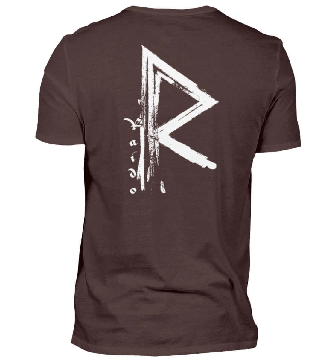 "Raido Rune" Wikinger-Premiumshirt – Der Weg des Reisenden - Nordic Viking Wear
