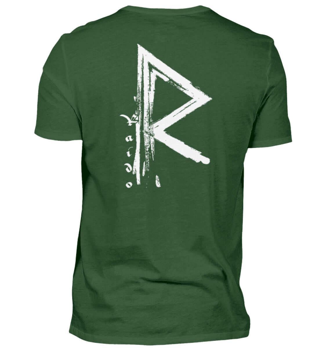 "Raido Rune" Wikinger-Premiumshirt – Der Weg des Reisenden - Nordic Viking Wear