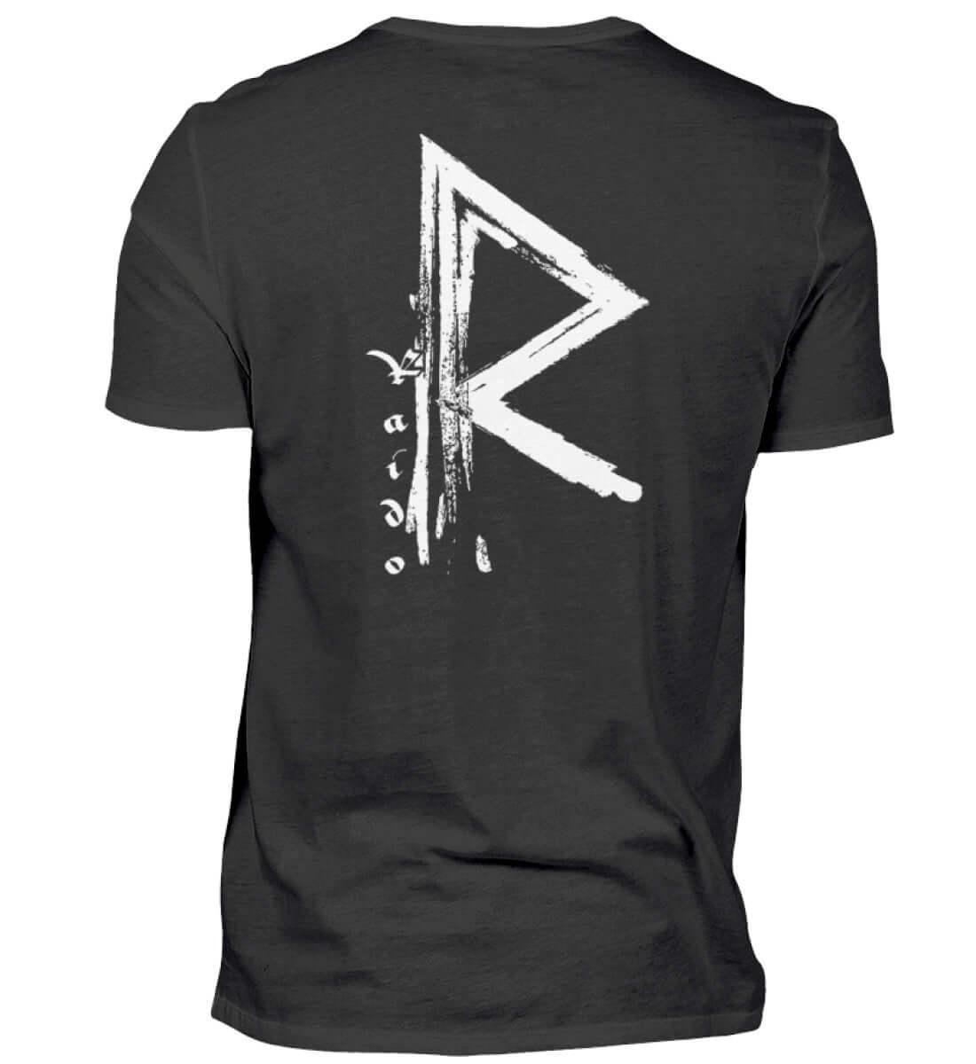 "Raido Rune" Wikinger-Premiumshirt – Der Weg des Reisenden - Nordic Viking Wear