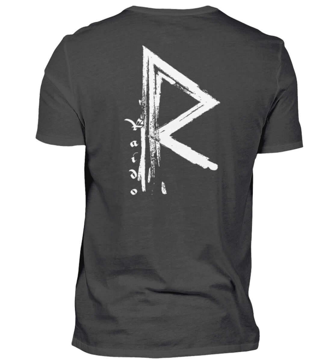 "Raido Rune" Wikinger-Premiumshirt – Der Weg des Reisenden - Nordic Viking Wear
