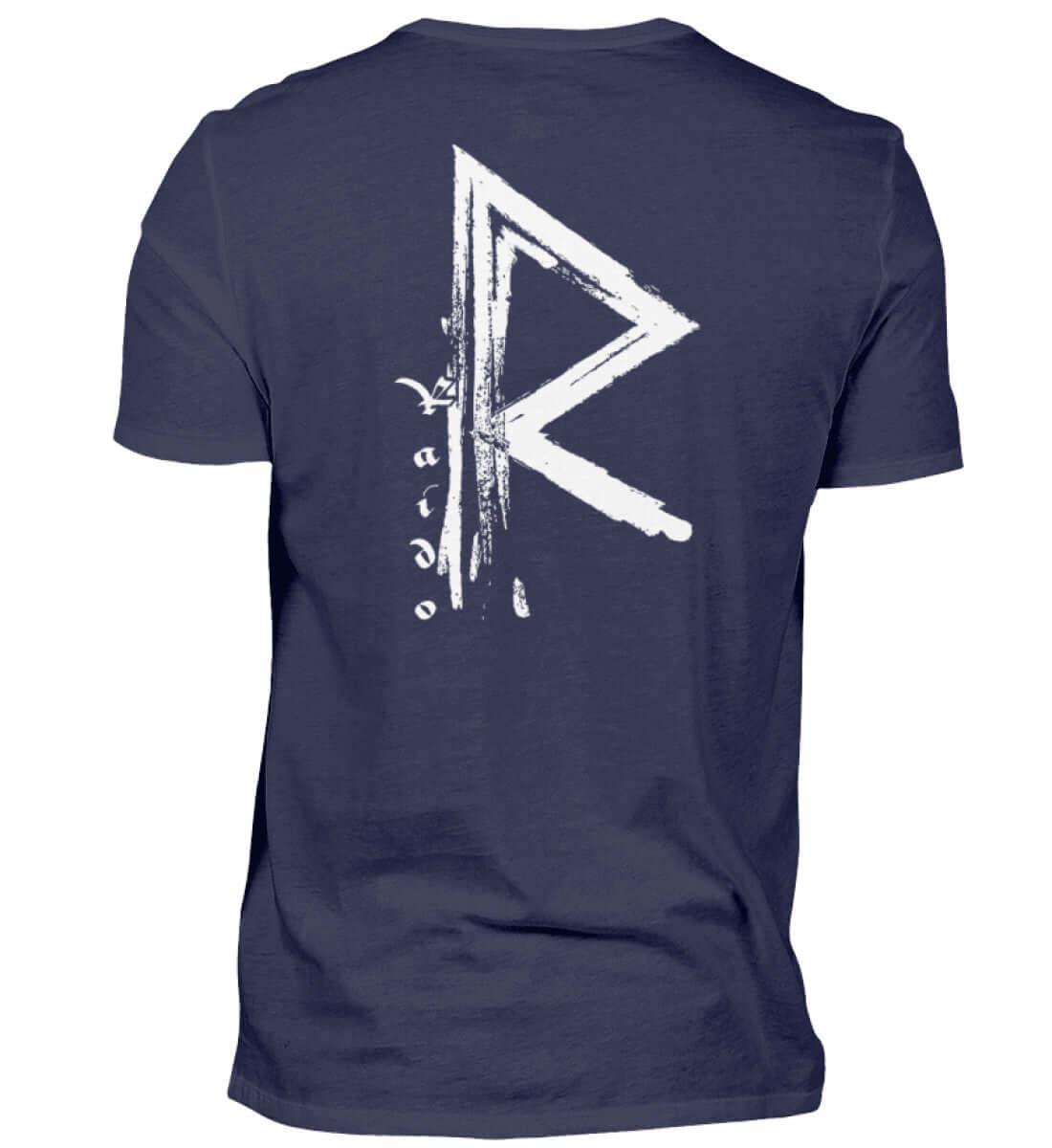 "Raido Rune" Wikinger-Premiumshirt – Der Weg des Reisenden - Nordic Viking Wear