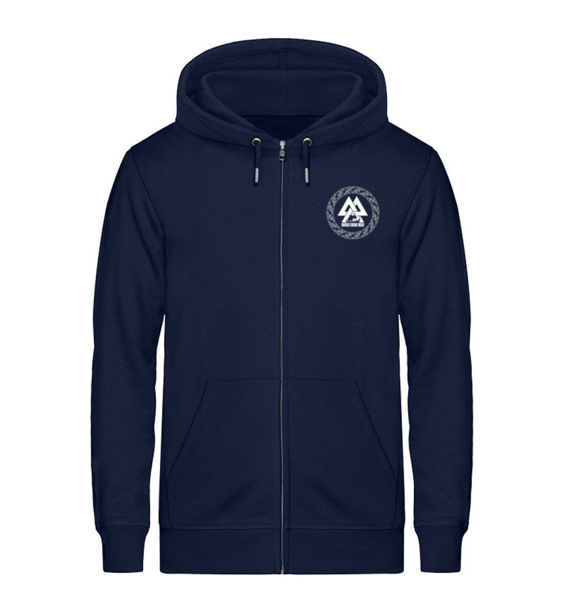 Triskelion Ehre: Schildmaiden Organic Zipper mit Runenkreis – Für Kriegerinnen des Alltags - Nordic Viking Wear