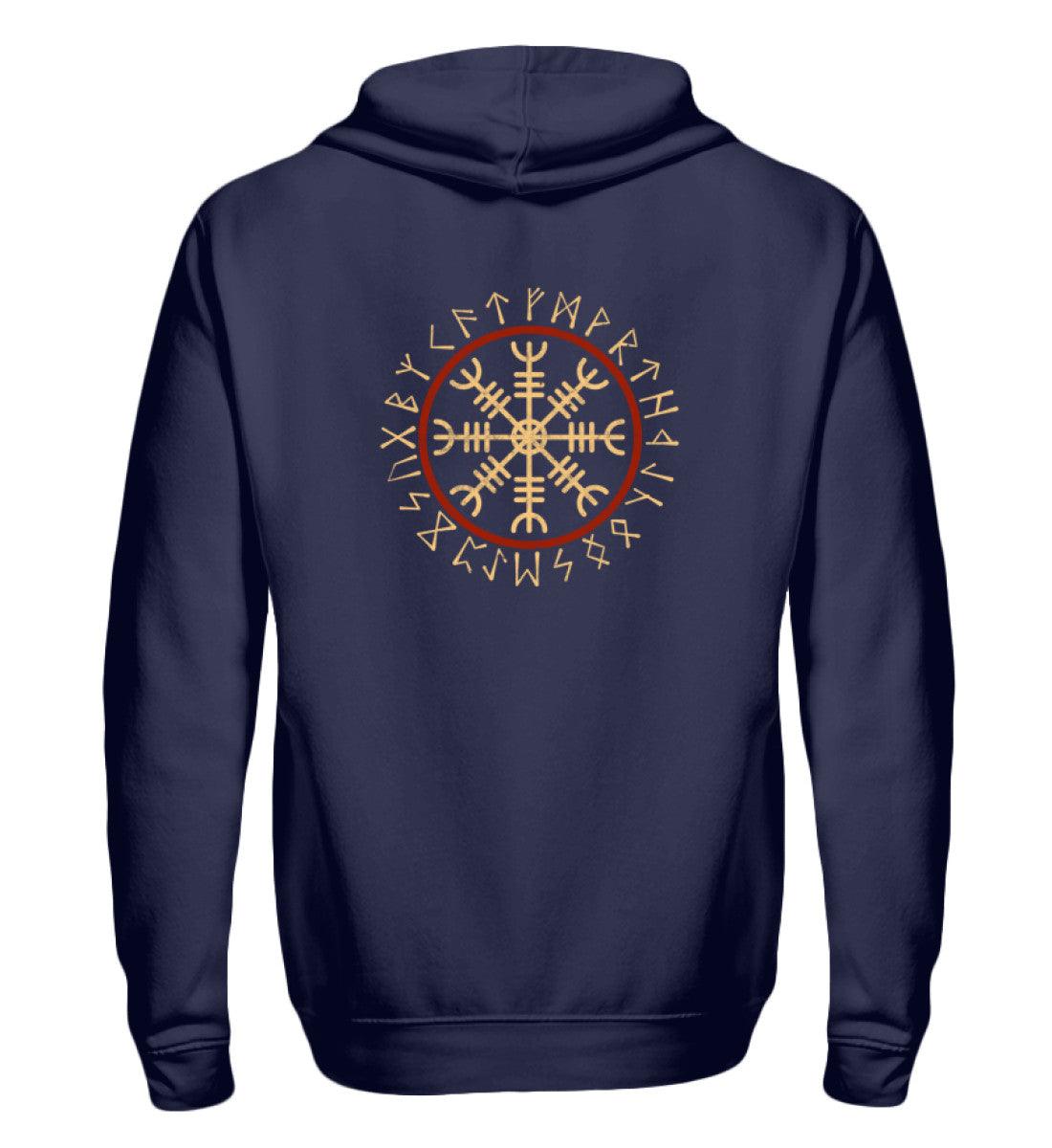 🛡️ Helm of Awe – Der ultimative Wikinger-Zipp-Hoodie für Schutz & Stärke! ⚔️ - Nordic Viking Wear