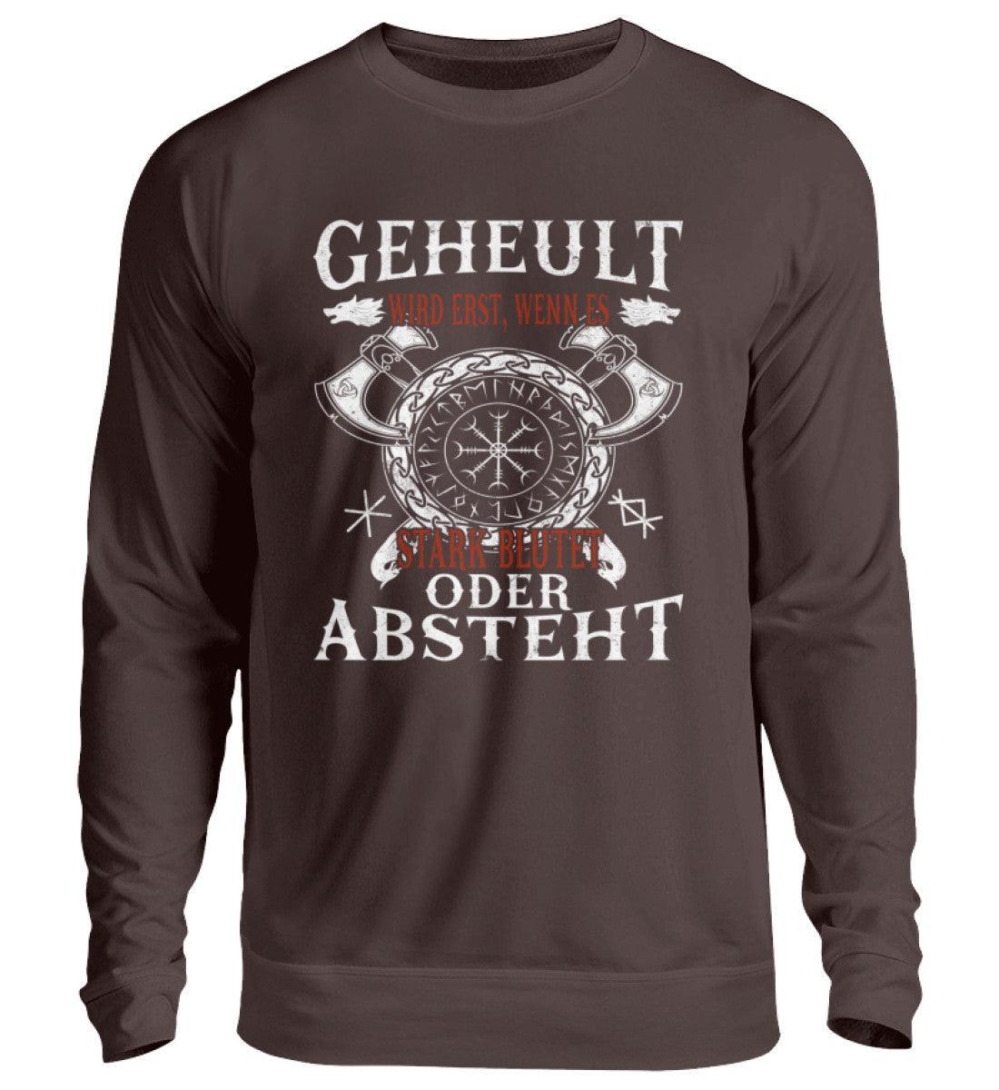 Lustiges Wikinger Sweatshirt – Humorvolles Viking T-Shirt mit witzigem Spruch und Helm of Awe - Nordic Viking Wear