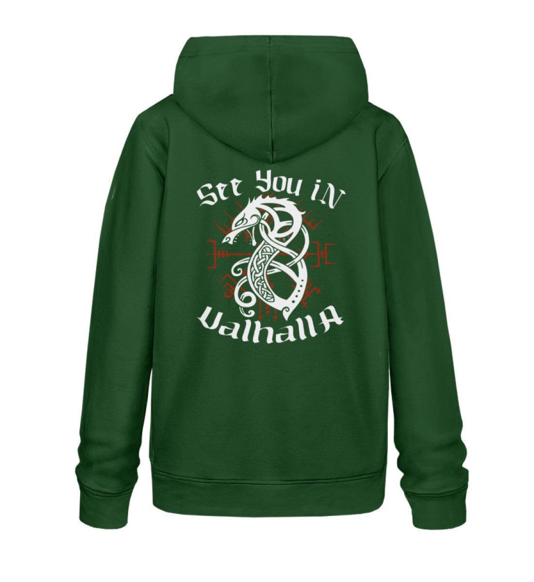Premium Hoodie "Fenrir’s Oat "See You in Valhalla" - Nordic Viking Wear
