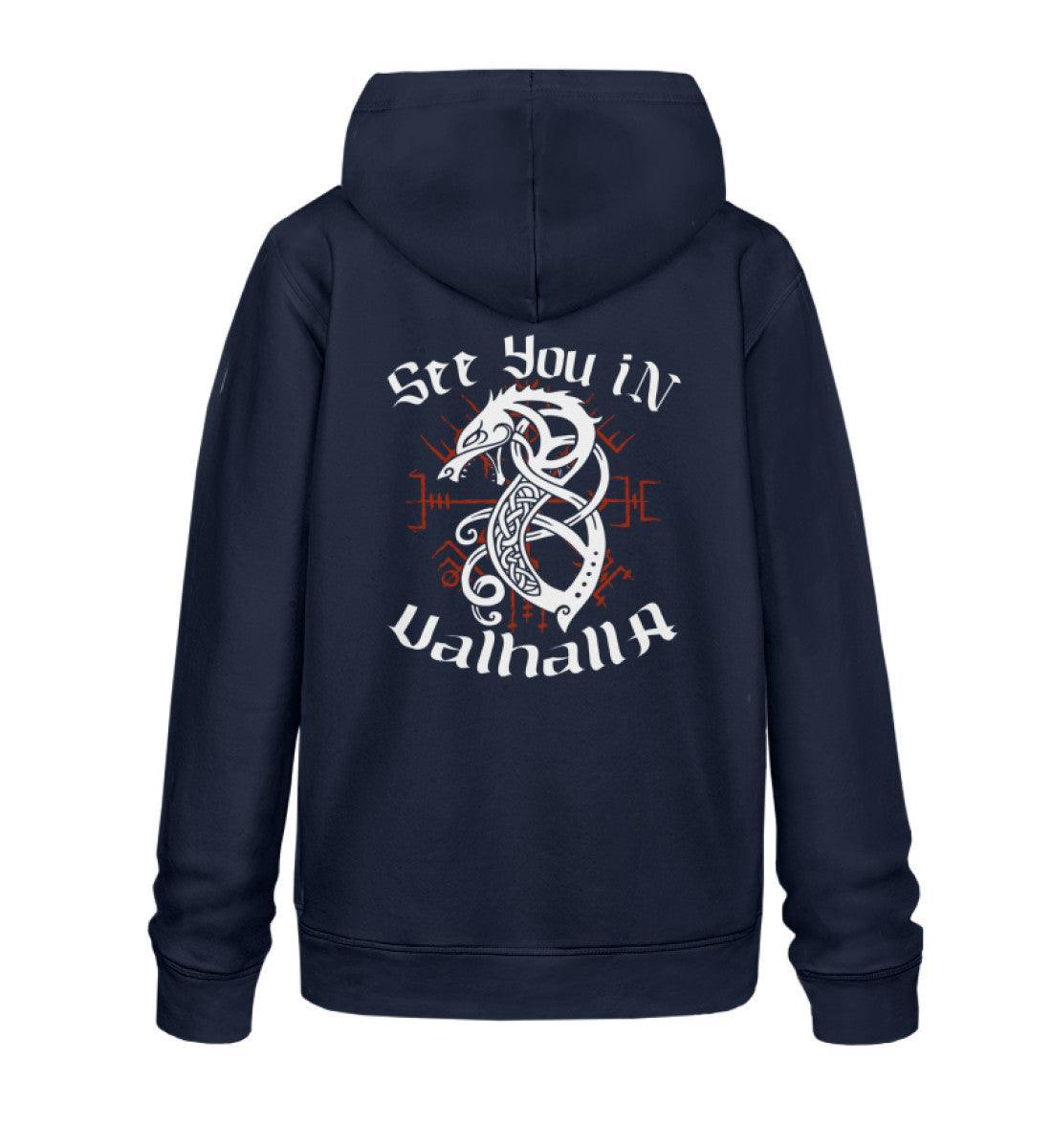 Premium Hoodie "Fenrir’s Oat "See You in Valhalla" - Nordic Viking Wear