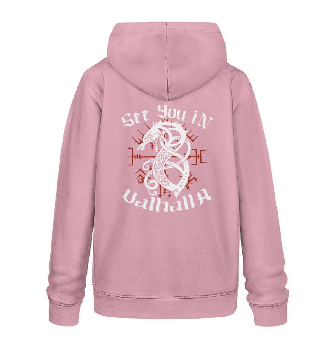 Premium Hoodie "Fenrir’s Oat "See You in Valhalla" - Nordic Viking Wear
