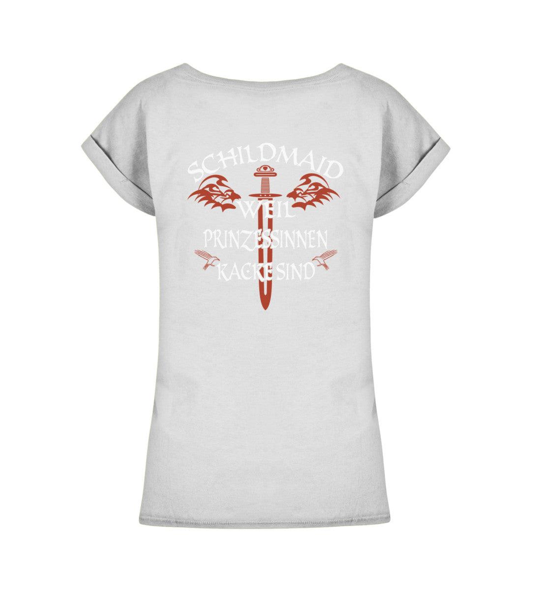 Schildmaid Extended-Shirt - "Weil Prinzessinnen kacke sind" | Wikinger Shirt für starke Frauen - Nordic Viking Wear