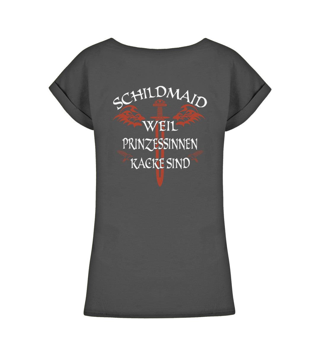 Schildmaid Extended-Shirt - "Weil Prinzessinnen kacke sind" | Wikinger Shirt für starke Frauen - Nordic Viking Wear