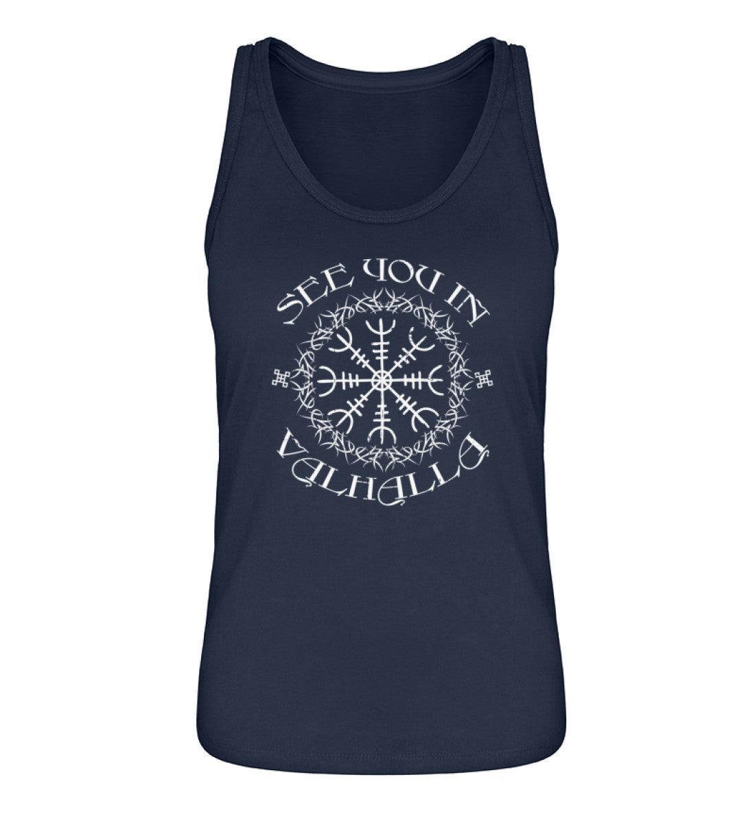 See You In Valhalla Helm Of Awe - Damen Tanktop - Nordic Viking Wear