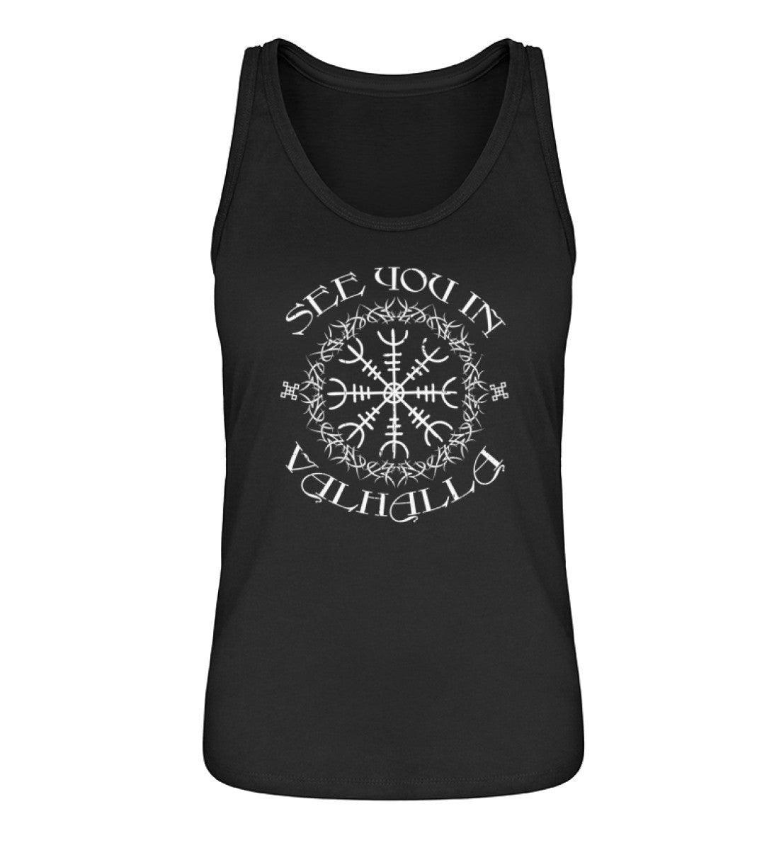 See You In Valhalla Helm Of Awe - Damen Tanktop - Nordic Viking Wear