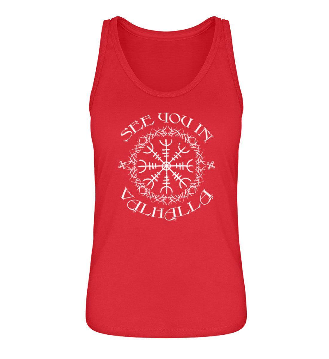 See You In Valhalla Helm Of Awe - Damen Tanktop - Nordic Viking Wear
