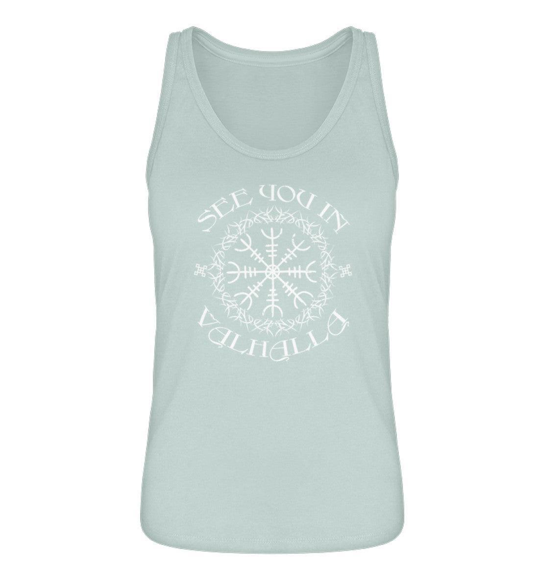 See You In Valhalla Helm Of Awe - Damen Tanktop - Nordic Viking Wear