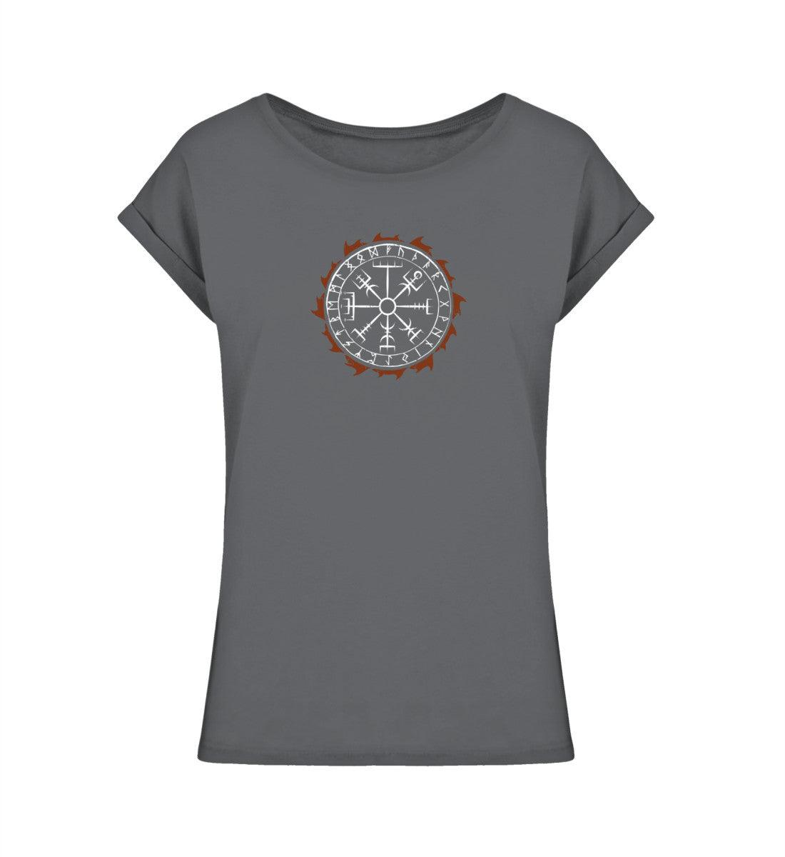 Extended Shirt „Vegvisir Runenkreis – Nordischer Kompass des Lebens“ - Nordic Viking Wear