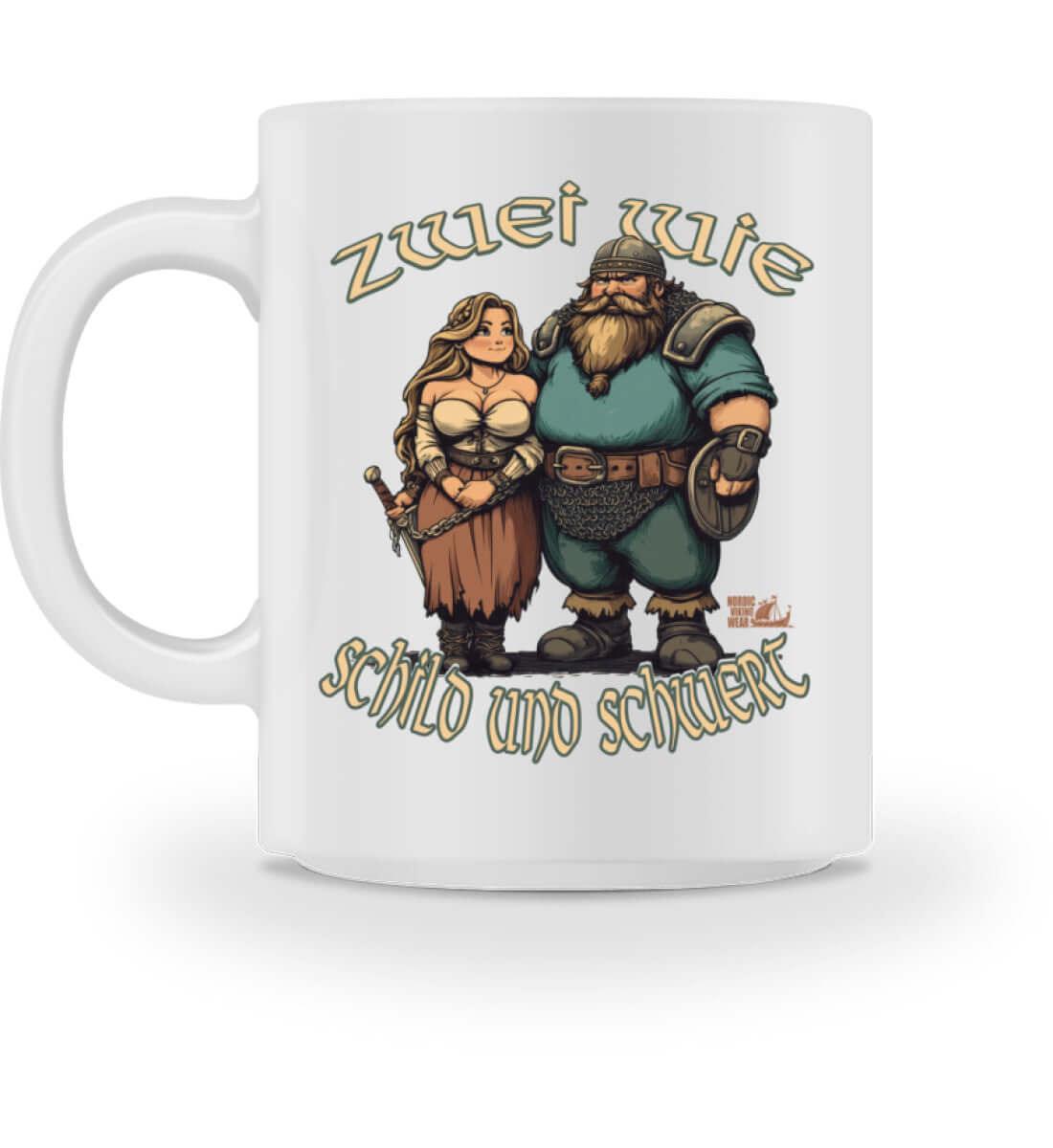 Tasse Zwei wie Schild und Schwert - Nordic Viking Wear