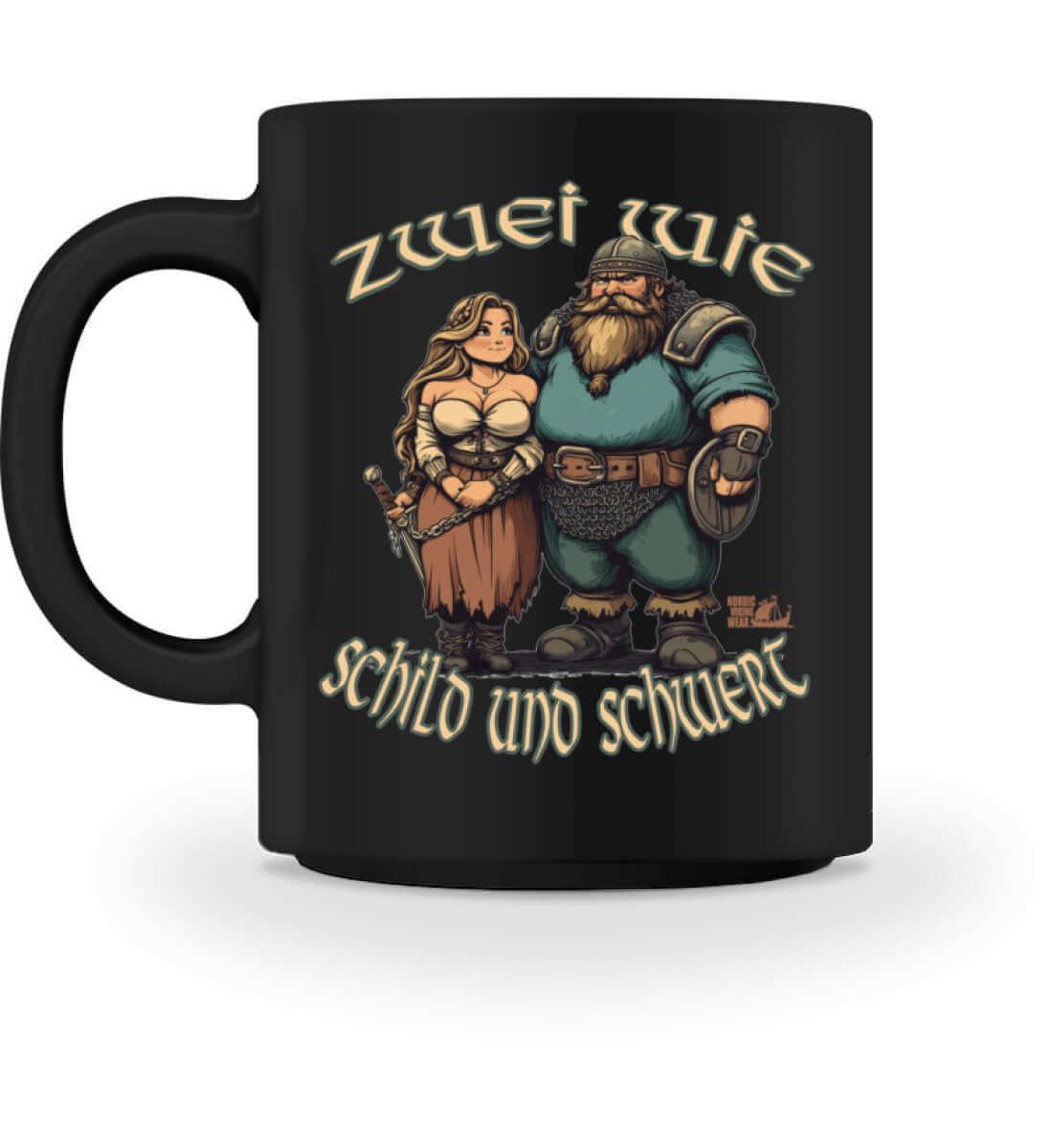 Tasse Zwei wie Schild und Schwert - Nordic Viking Wear