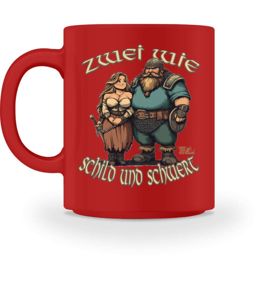 Tasse Zwei wie Schild und Schwert - Nordic Viking Wear