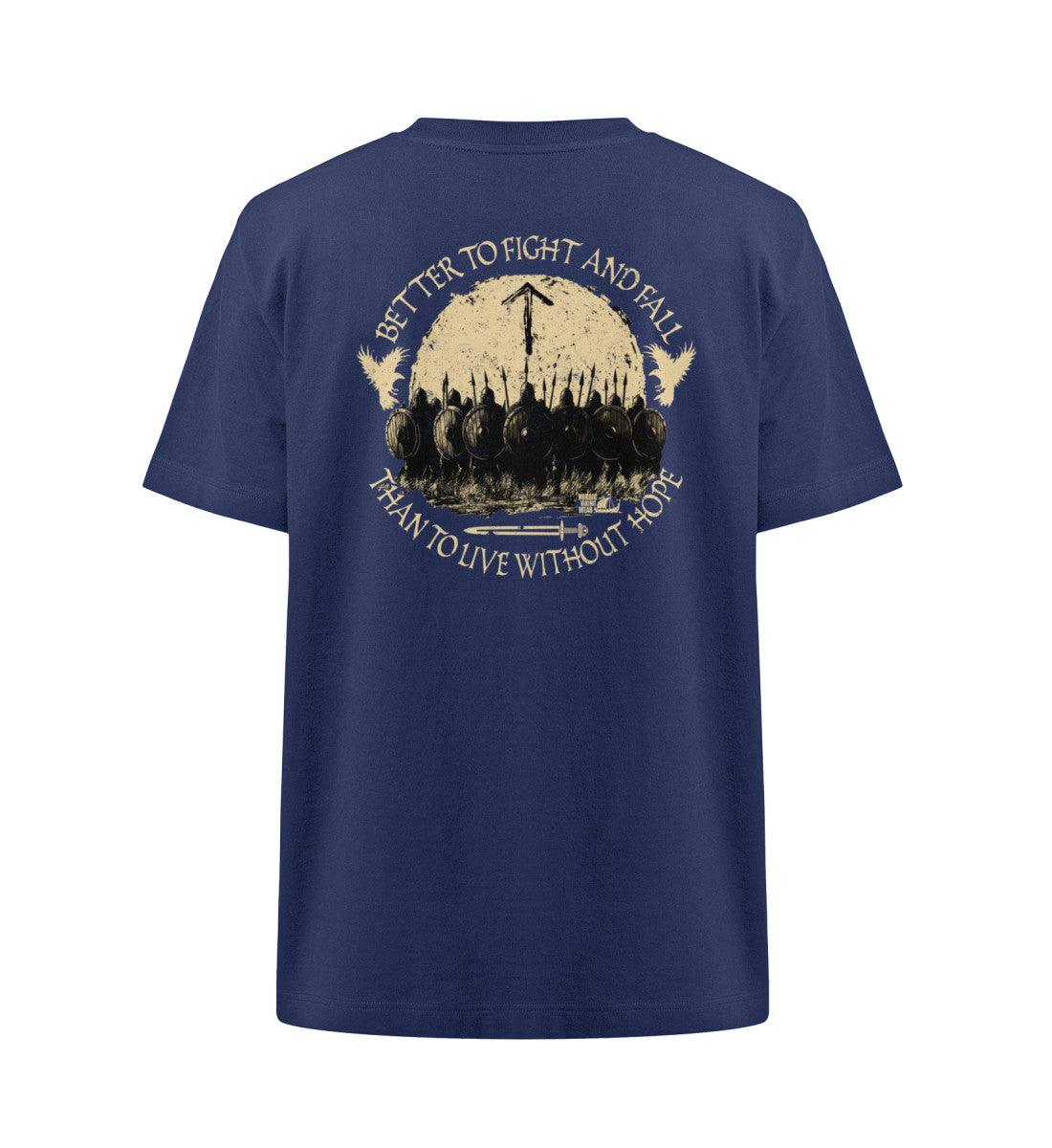 Wikinger Oversized Shirt – Better to Fight and Fall Than to Live Without Hope - Nordic Viking Wear