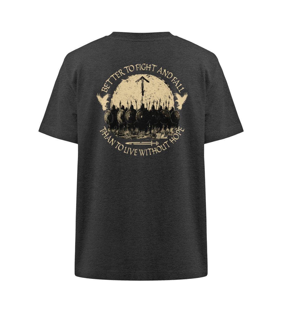 Wikinger Oversized Shirt – Better to Fight and Fall Than to Live Without Hope - Nordic Viking Wear