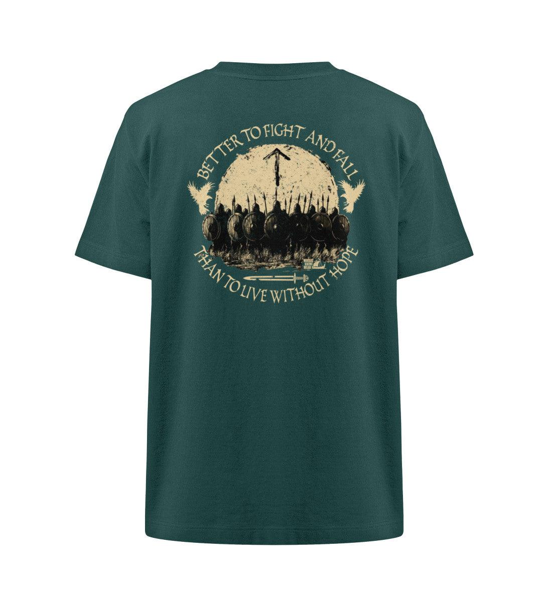 Wikinger Oversized Shirt – Better to Fight and Fall Than to Live Without Hope - Nordic Viking Wear