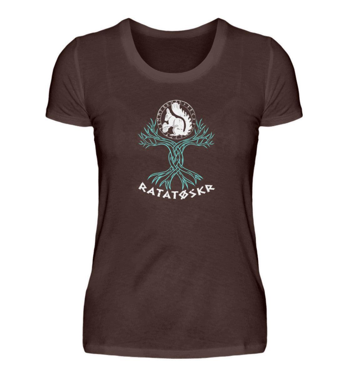 Schildmaiden "Ratatoskr" Damen Premium T-Shirt - Nordic Viking Wear