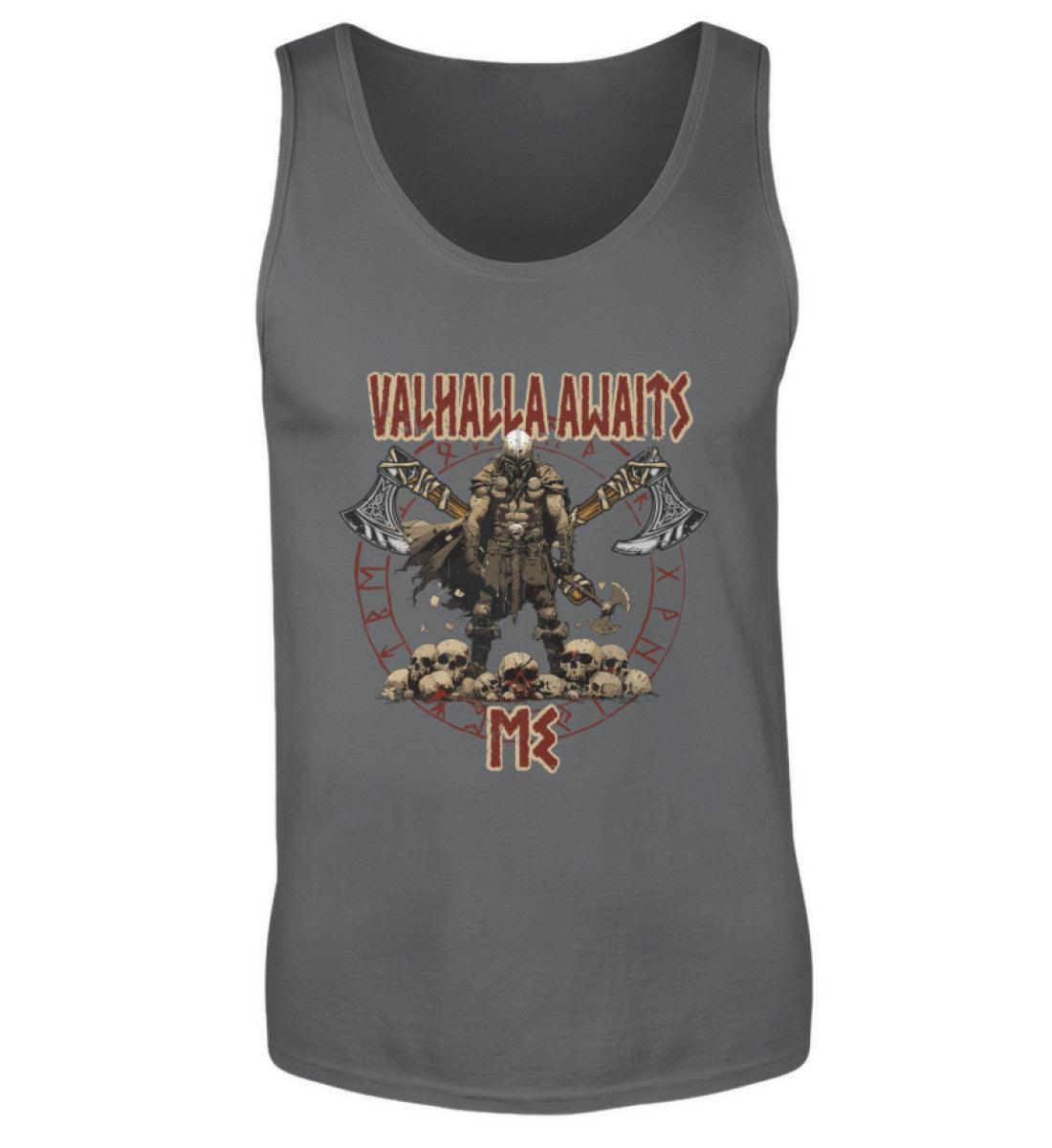"Valhalla Awaits Me - Krieger Wikinger-Tanktop" - Nordic Viking Wear