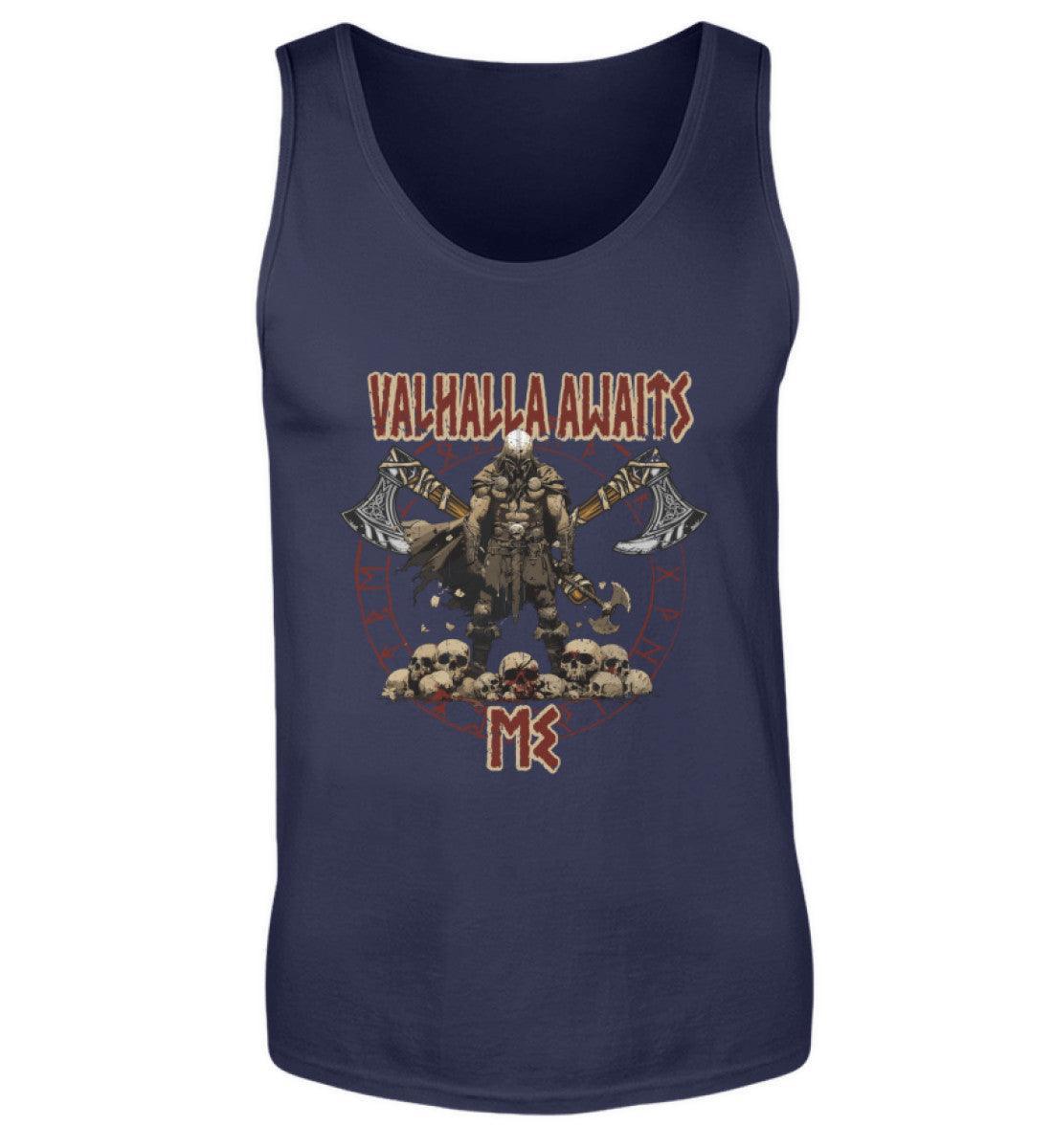 "Valhalla Awaits Me - Krieger Wikinger-Tanktop" - Nordic Viking Wear