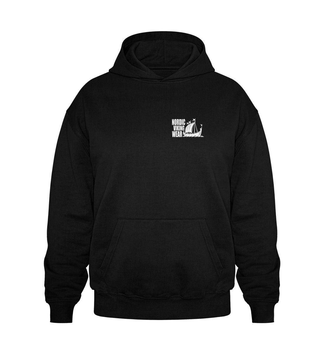 Wikinger Heavy Vintage Hoodie - Schutz-Binderune - Nordic Viking Wear