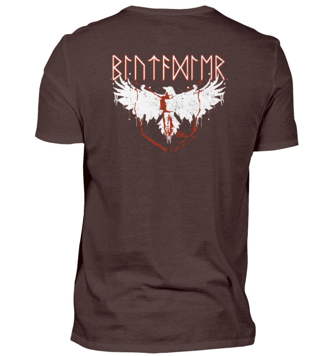Wikinger-Premiumshirt Backprint "Blutadler" – Nordischer Stolz & Stärke im Blutaar-Design - Nordic Viking Wear