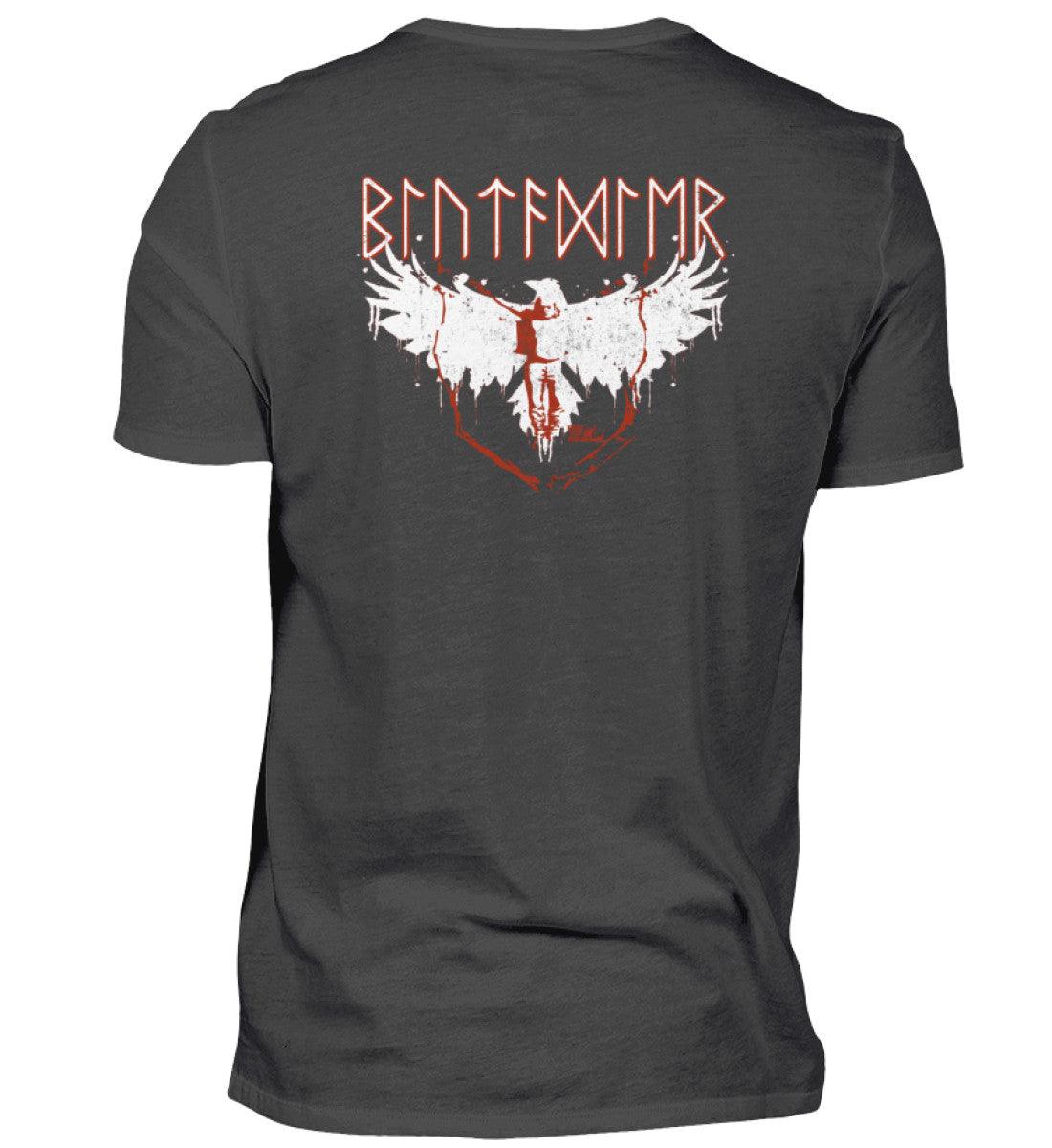 Wikinger-Premiumshirt Backprint "Blutadler" – Nordischer Stolz & Stärke im Blutaar-Design - Nordic Viking Wear