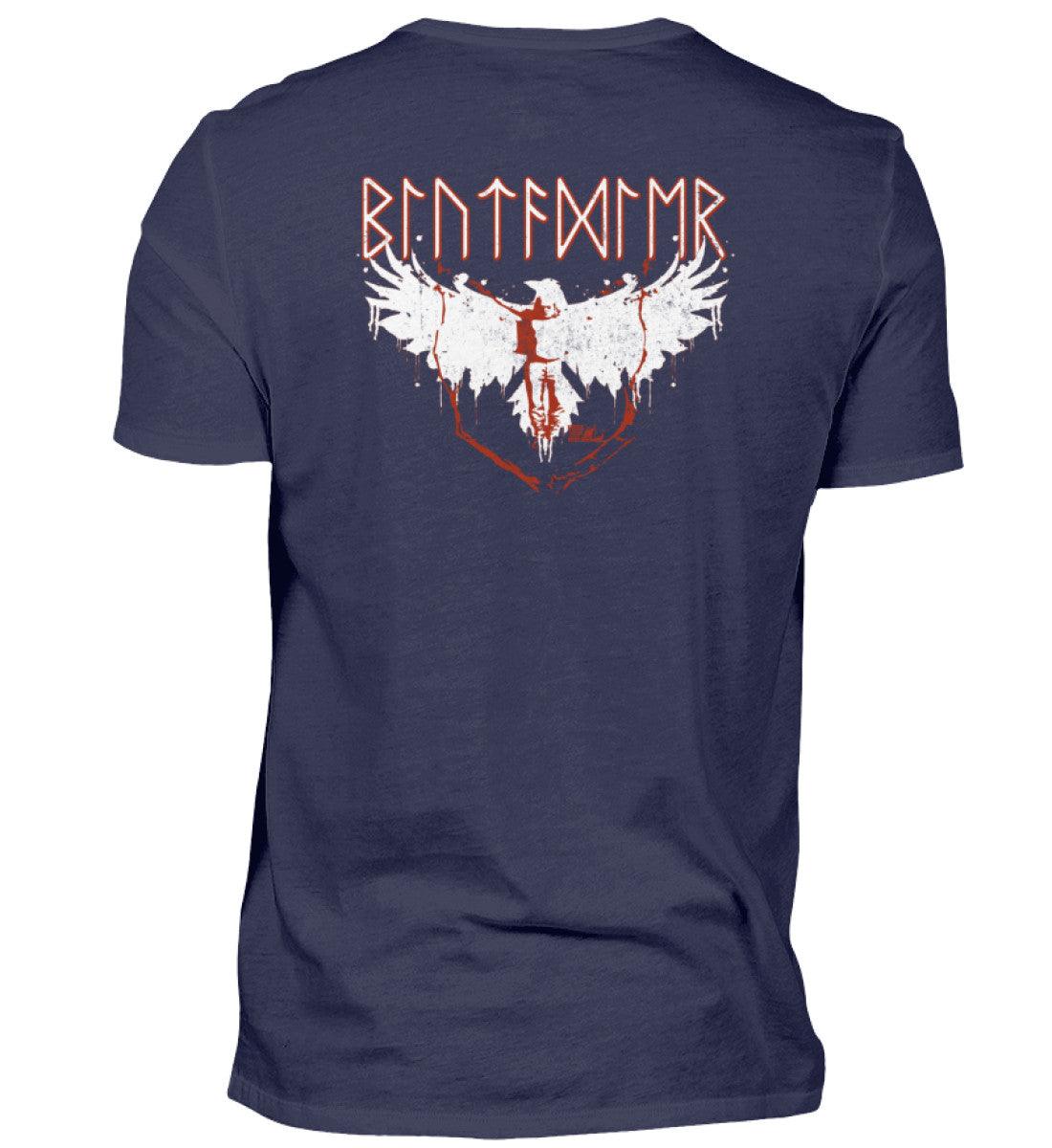 Wikinger-Premiumshirt Backprint "Blutadler" – Nordischer Stolz & Stärke im Blutaar-Design - Nordic Viking Wear