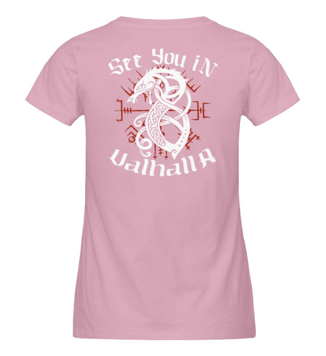 "Fenrir’s Oath" Schildmaiden-Expresser Shirt – "See You in Valhalla" - Nordic Viking Wear