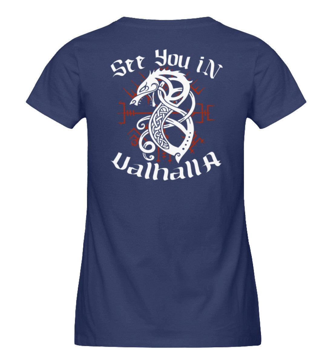 "Fenrir’s Oath" Schildmaiden-Expresser Shirt – "See You in Valhalla" - Nordic Viking Wear