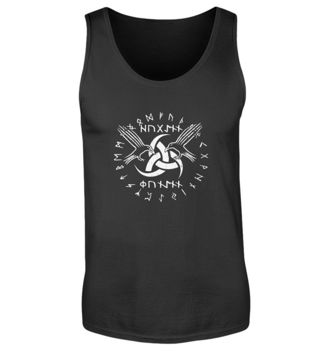 Wikinger-Tank Top "Odins Boten" - Huginn und Muninn mit Gjallarhorn - Nordic Viking Wear
