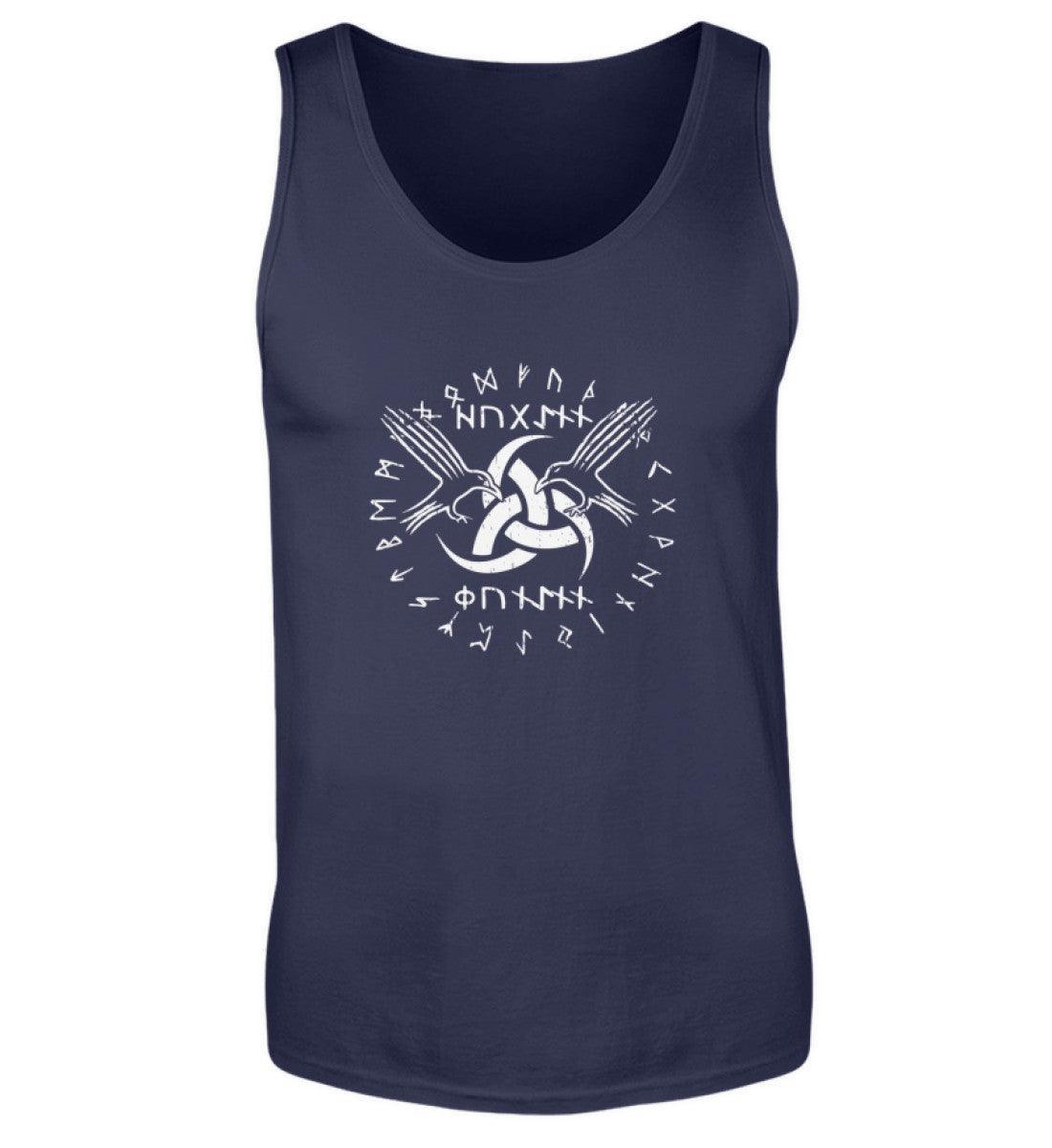 Wikinger-Tank Top "Odins Boten" - Huginn und Muninn mit Gjallarhorn - Nordic Viking Wear