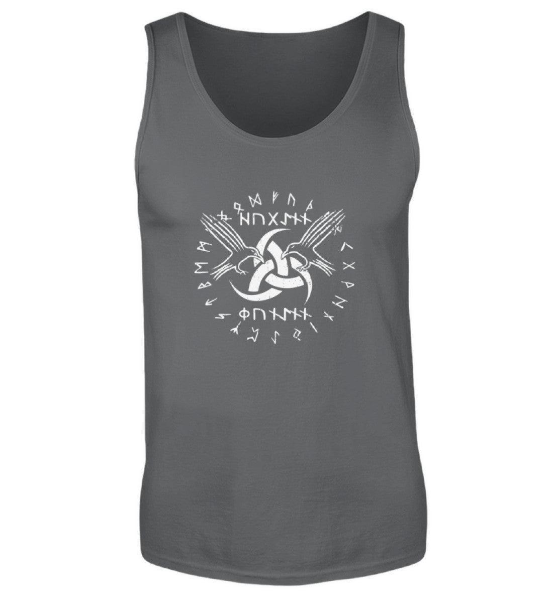 Wikinger-Tank Top "Odins Boten" - Huginn und Muninn mit Gjallarhorn - Nordic Viking Wear