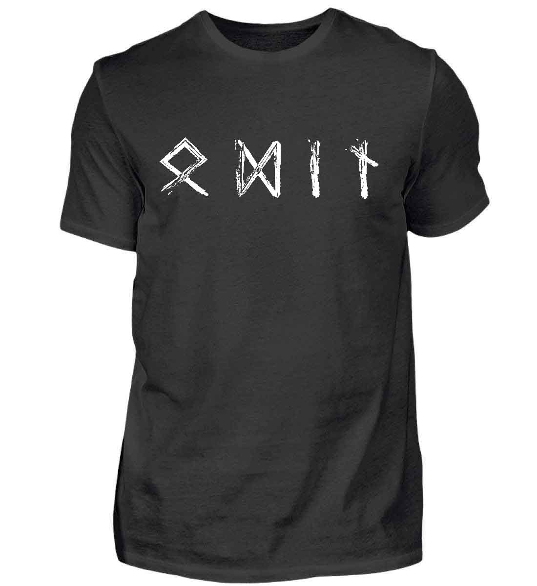 Wikinger Premiumshirt Front & Backprint – Odin & Blutadler Design