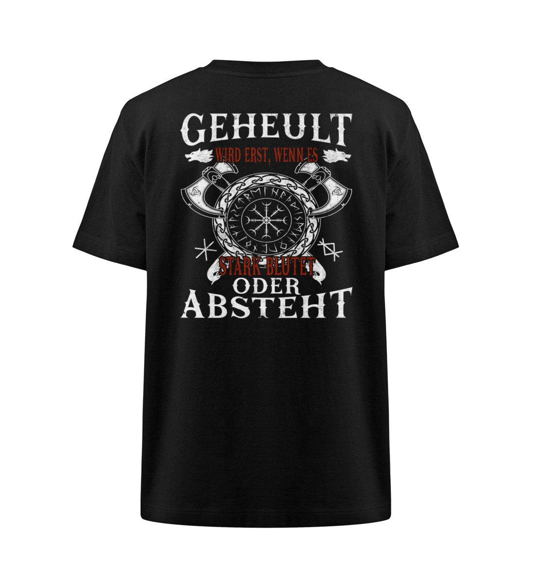 "Humorvolles Viking T-Shirt mit Helm of Awe und witzigem Spruch auf der Rückseite für Wikinger Fans"