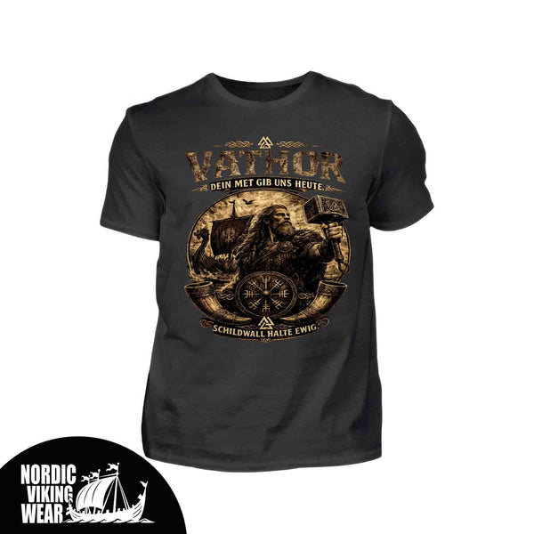 Herren Premiumshirt Vathor Schwarz