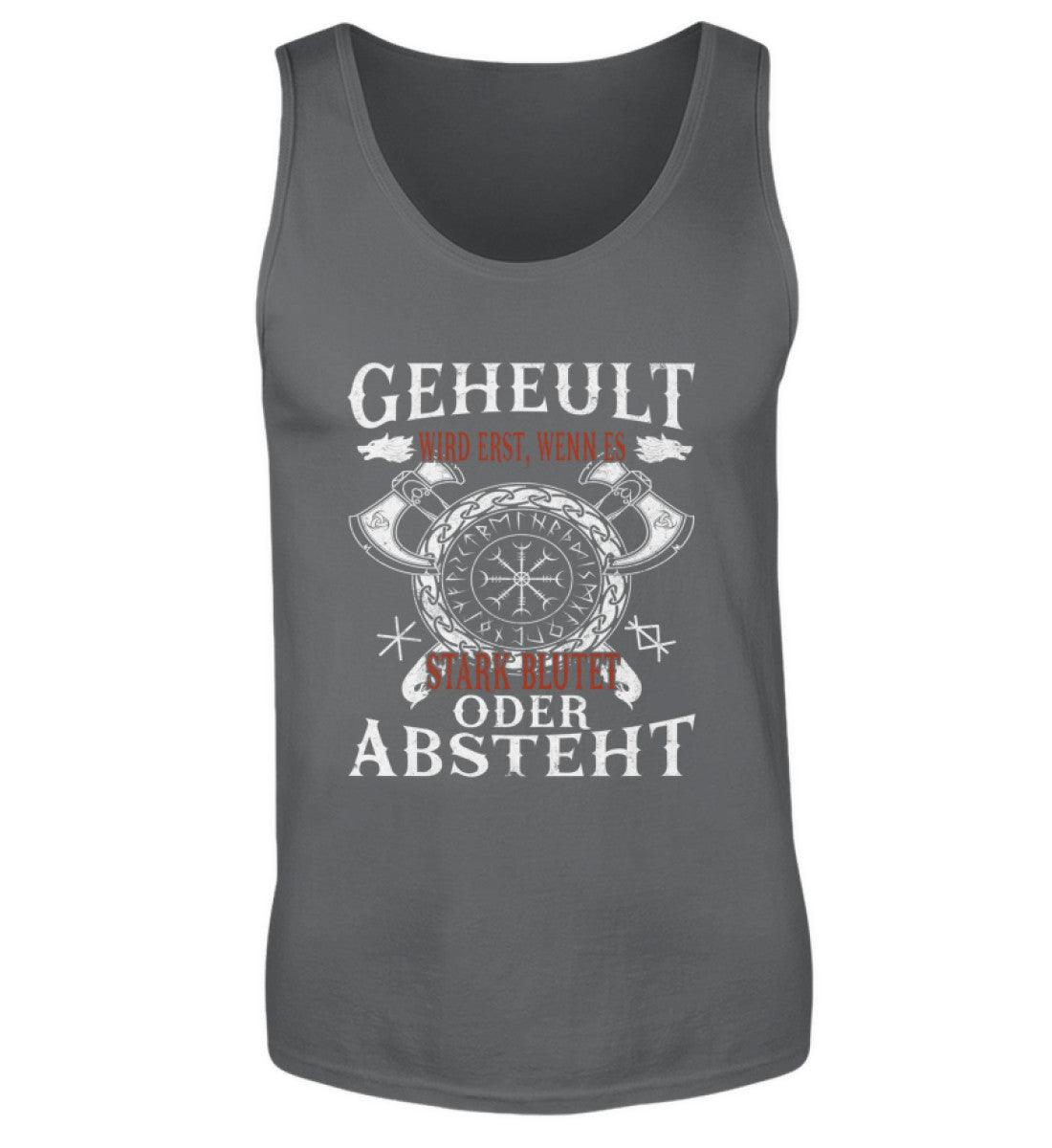 Lustiges Wikinger Tanktop Geheult - Herren Tanktop mit hochwertigem Druck auf 100% Baumwolle, perfektes Geschenk für Männer