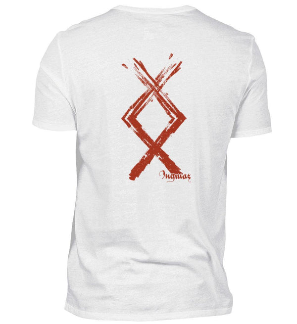 Ingwaz Rune Premiumshirt - Nordische Mythologie Kraftsymbol - Nordic Viking Wear