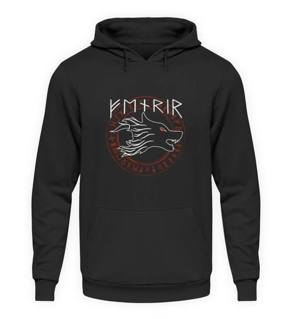 Fenrir Wolf Wikinger-Hoodie – Macht und Legende vereint - Nordic Viking Wear