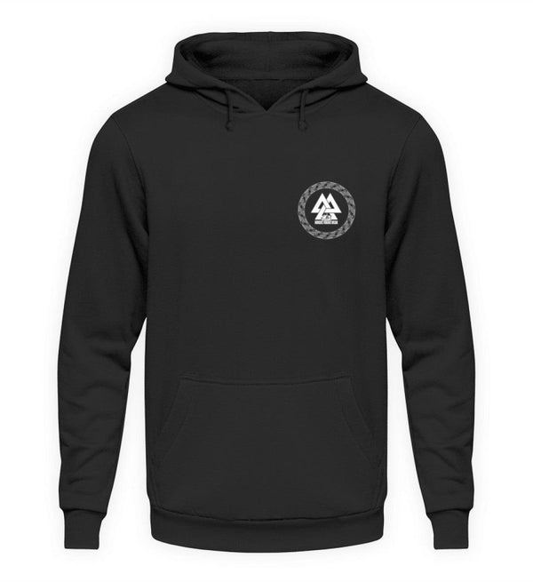 Wikinger Hoodie mit Algiz-Rune – Mystischer Schutz-Symbol Kapuzenpullover - Nordic Viking Wear