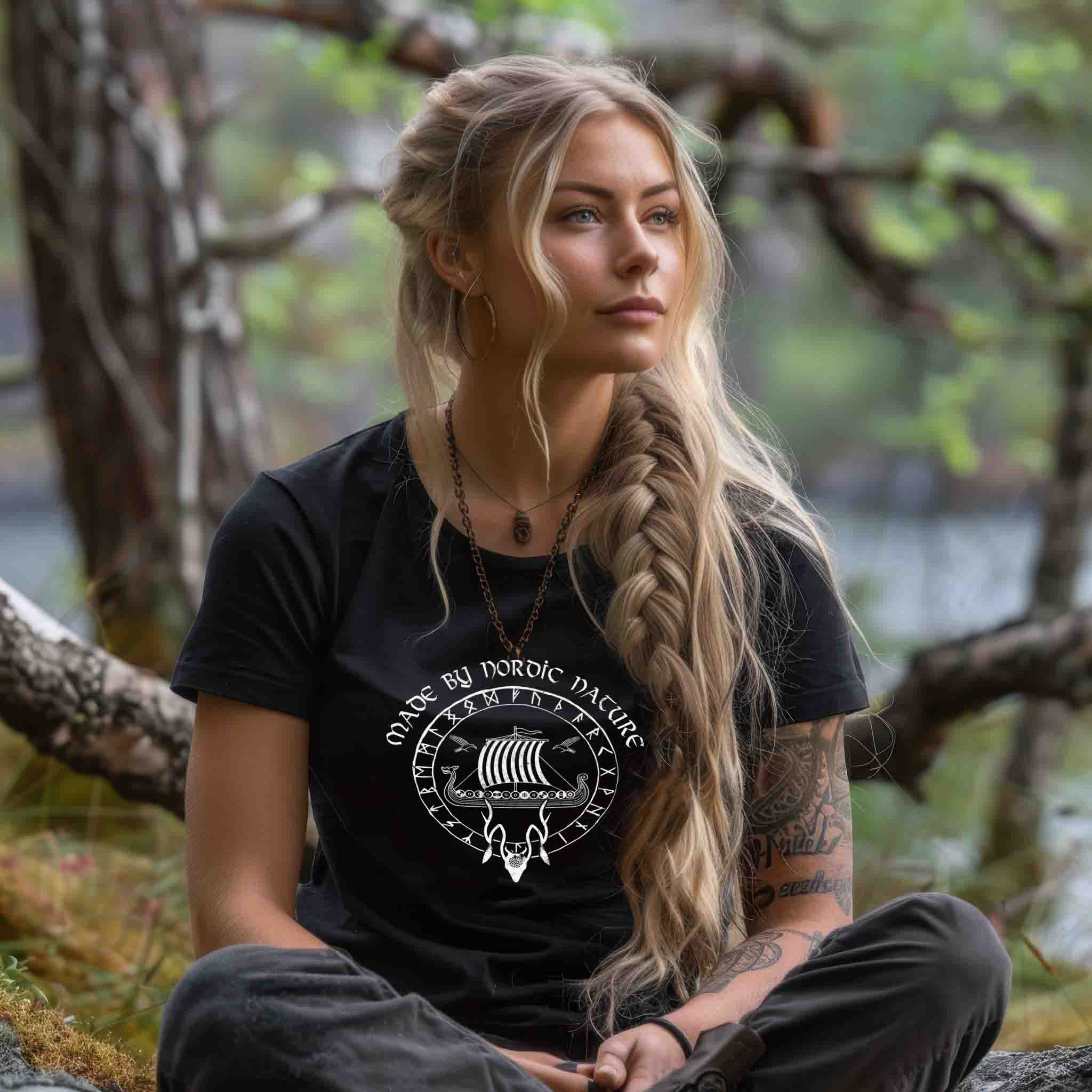 Schildmaiden Premiumshirt Made By Nordic Nature