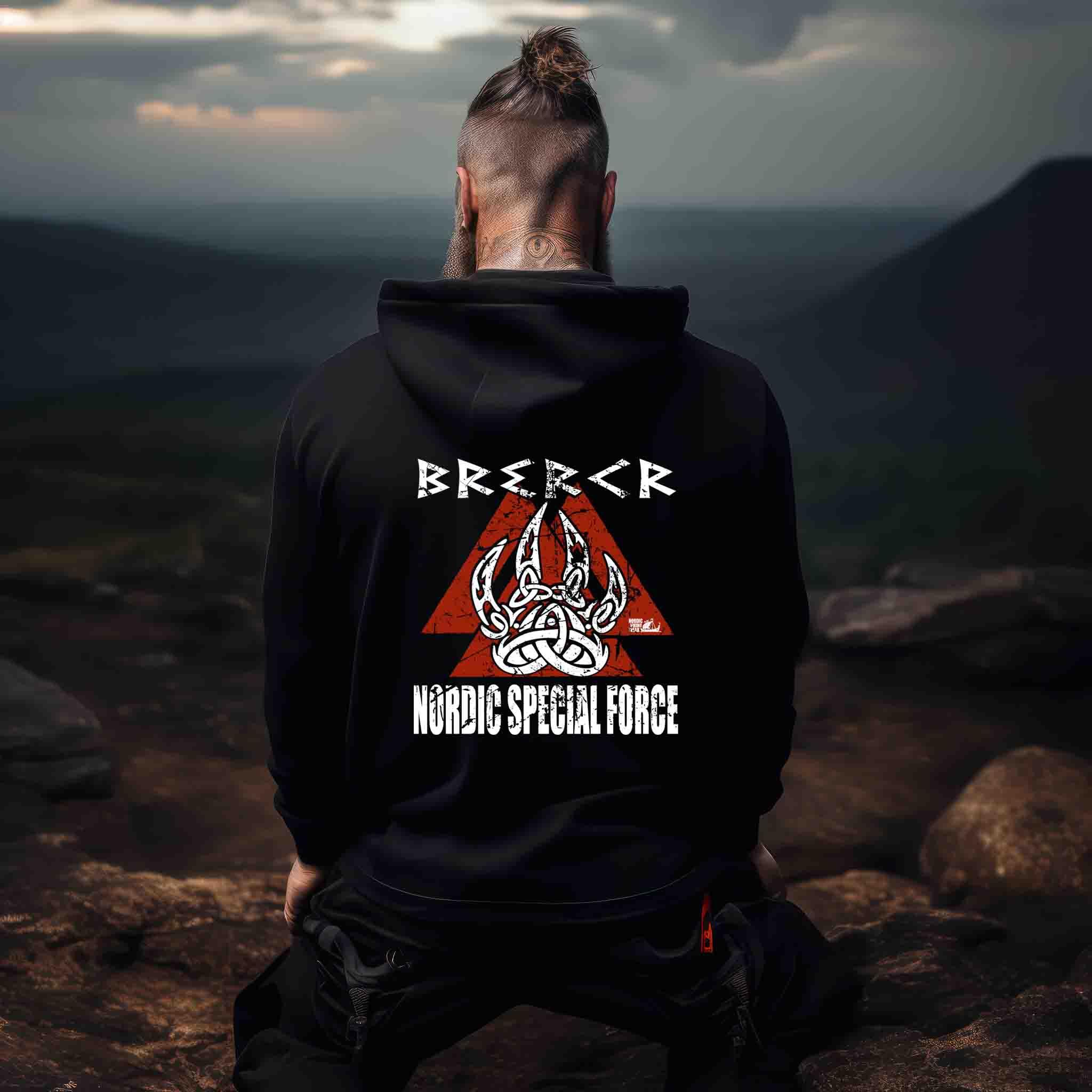 ⚔ Zipp-Hoodie „Berserker – Nordic Special Force“ 🐺