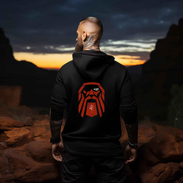"Odin's Visage" Wikinger-Hoodie – Stolz und Macht des Allvaters - Nordic Viking Wear